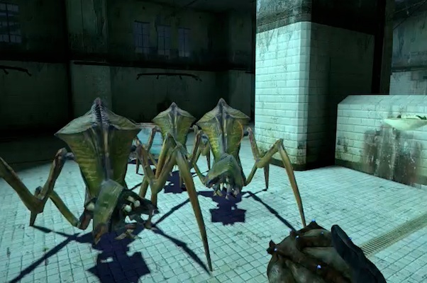 What I kind of imagine the Ariekei look like. These are "antlions" in the game Half-Life 2.